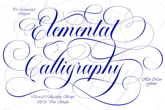 Download Elemental Calligraphy - Premium Resources